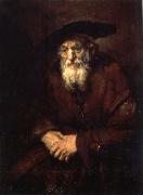 Rembrandt, An Old Woman in an Armchair